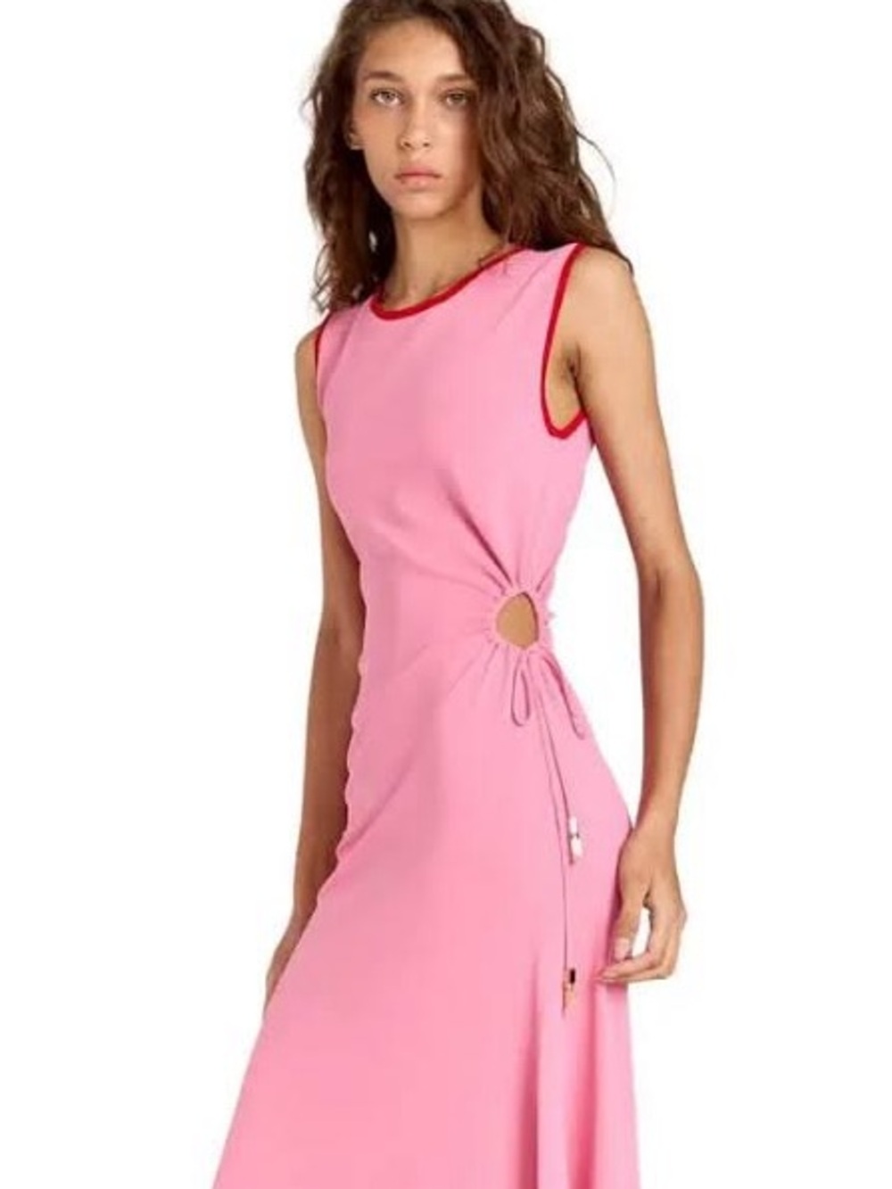 NWT- Romy Sleeveless Pink “LouLou” Maxi Dress